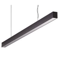 MAXI-40 1.2M LONG PENDANT BLACK DIMMABLE 4K FLAT DIFFUSER