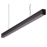 MAXI-40 1.2M LONG PENDANT BLACK DIMMABLE 3K HIGH DIFFUSER