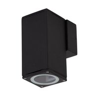 ALPHA-1 Down Only Exterior Wall light GU10 LED 6W 240V IP65 - Textured Black