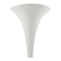 BF-2185 Ceramic Funnel Wall Light - Raw / G9