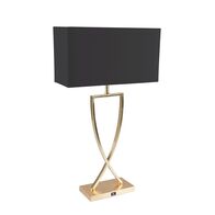 GIANA-TL TABLE LAMP USB 1XE27 240V