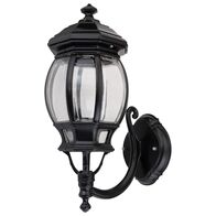 GT-1031 Vienna Curved Arm Upward Wall Light - Powder Coated Finish / B22