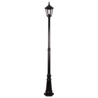 GT-138 Chester Single Head Tall Post Light - Powder Coated Finish / B22