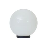Polysphere 200mm Sphere 240V Polycarbonate Garden Light - Black Base - E27