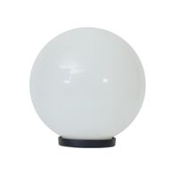 Polysphere 250mm Sphere 240V Polycarbonate Garden Light - Black Base - E27