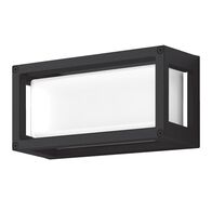 YORK-7 7W Led Rectangle Wall Light IP65 240v - Black