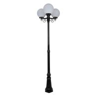 GT-562 Siena Triple 25cm Spheres Tall Post - Powder Coated Finish / E27