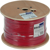 Figure 8 Electrical Cable 24 Strand | 0.20mm Diameter | Red PVC Jacket | Timber Reel by Bitek Pty Ltd