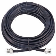 BNC Male to Male Patch Lead | 50 Ohm | Solid Copper Conductor | 10M Length | Black by Bitek Pty Ltd