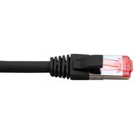 Cat6A Slim Patch Lead | 1.5 Metre | 4 Pair LSZH Shielded | Black by Cabac