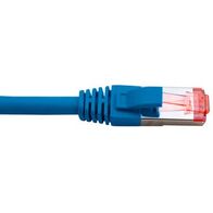 Cat6A RJ45 Patch Lead | 1.5 Metre | 4 Pair LSZH Shielded | Slim Design | Blue by Cabac