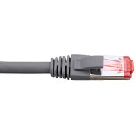 Cat6A Shielded RJ45 Patch Lead | 0.5 Metre | 4 Pair LSZH | Grey by Cabac