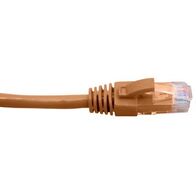 Cat6 RJ45 Patch Lead 0.5 Metre | 4 Pair PVC Unshielded | Orange by Cabac