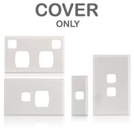 Architrave Switch 1 Gang Cover | Sleek Black Design | Standard Outlet Compatible by Transco