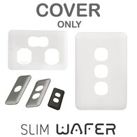 Switch 1 Gang 10 Amp | Slim Wafer Cover | Black by Transco