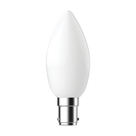 CANDLE 4.2W DIMMABLE  LED FILAMENT LAMP FROST 240V - B15