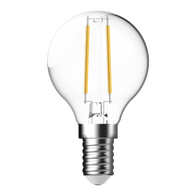 FANCY ROUND 4.2W DIMMABLE  LED FILAMENT LAMP CLEAR 240V - E14