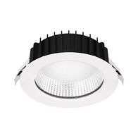 NEO-PRO Round 25W Recessed Dimmable LED Tricolour IP65 Downlight - White