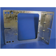 Stud Bracket for Large Dolly | Galvanised Steel | 84mm Fixing Centre | Horizontal/Vertical Mount by Transco