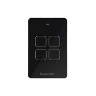 Multi Dimmer Switch 2 Button | 220-240V | Glass Facia | Black by Trader