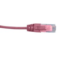 Cat6 Pink Patch Lead | 5 Metre | 4 Pair Unshielded | Slim Design by Cabac