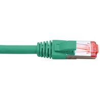 Cat6A Shielded RJ45 Patch Lead | 5 Metre Length | 4 Pair LSZH | Green by Cabac