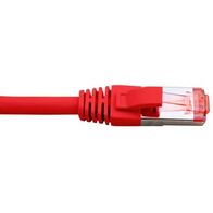 Cat6A Shielded RJ45 Patch Lead | 2 Metre | 4 Pair LSZH | Red by Cabac