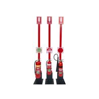 Portable Fire Extinguisher Stand | 2.2m Height | Durable Powder-Coated Steel & Aluminium | Single Stand Design by Firebox