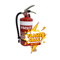 Dry Chemical Powder Extinguisher 2.5kg | 3A:40B:C:E Fire Rating | Wall Bracket Included | Powder Coated Red by Firebox