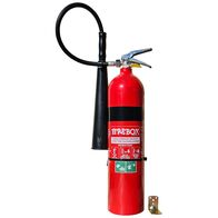 5kg CO2 Fire Extinguisher | 10B:E Fire Rating | AS/NZS Certified | Powder Coated Red by Firebox