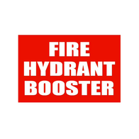 PVC Fire Hydrant and Booster Location Sign | UV-Protected | Clear Visibility | Easy Installation by Firebox