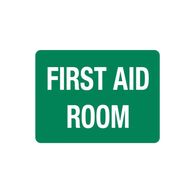 Large First Aid Room Sign | UV-Protected PVC | High Visibility | 600mm x 450mm by Firebox