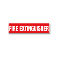 Self-Adhesive PVC Fire Extinguisher Location Label | UV-Protected | Easy Application | Clear Identification by Firebox