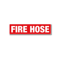 Self-Adhesive PVC Fire Hose Location Label | UV-Protected | Easy Application | Clear Marking by Firebox