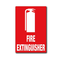 Metal Fire Extinguisher Location Sign | UV-Protected Metal | Compact Size | Indoor & Outdoor Use by Firebox