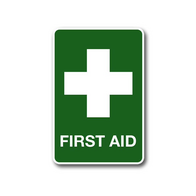 PVC First Aid Location Sign | UV-Protected Material | Indoor & Outdoor Use | Clear Visibility by Firebox