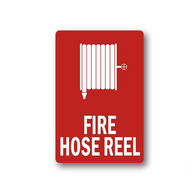 Metal Fire Hose Reel Location Sign | Durable Metal Construction | Clear Visibility | Indoor/Outdoor Use by Firebox
