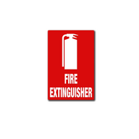 Fire Extinguisher Location Sign | UV-Protected PVC | Self-Adhesive | Compact Size by Firebox