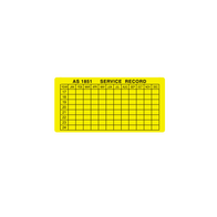 AS1851 Adhesive Maintenance Tag | Compliant with AS1851 Standards | Easy Attachment | Bulk Pack Available | Firebox