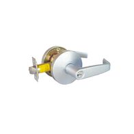Fire Rated Leverset Pro 7000 | 2-Hour Fire Rating | Satin Chrome Finish | Heavy Duty Brass by Firebox