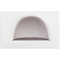 Wall Plate Bull Nose Reverse | Durable Construction | Ideal for Residential & Commercial Use | White by Dexton