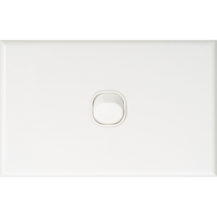Slim One Gang Switch Plate | Modern Design & Easy Compatibility | Dexton