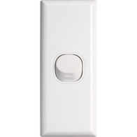 Standard Single Architrave Switch | Vertical Design | Durable & Compliant | Dexton