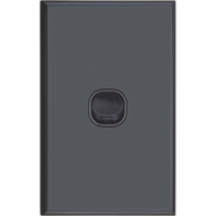 Two Gang Switch 16A | Durable Black Finish | Standard Design by Dexton