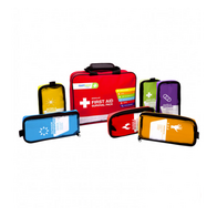 Modular First Aid Survival Pack | 303 Pieces | Soft Case Design & Reflective Tape | Portable by Firebox