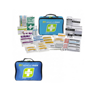 Vehicle First Aid Kit Soft Pack | 50 Adhesive Plasters | Emergency Blanket & CPR Guide | 1-10 Person by Firebox