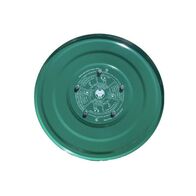 Fire Hose Reel 36m x 19mm | Metal Drum with Green Powder Coating | Stainless Steel Waterway | Brass Nozzle by Firebox