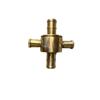 Copper Alloy Tail Coupling 65mm BI x 38mm | Durable & Corrosion Resistant | Compatible with 38mm Lay Flat Hose by Firebox