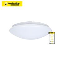 LED Oyster Emergency Light | 18W Power | Switchable 3000K-5000K | Self-Testing by Firebox