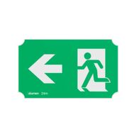 Left Arrow Whale Pictogram | Clear Directional Guidance | Compatible with elumen WHALE Range | Firebox